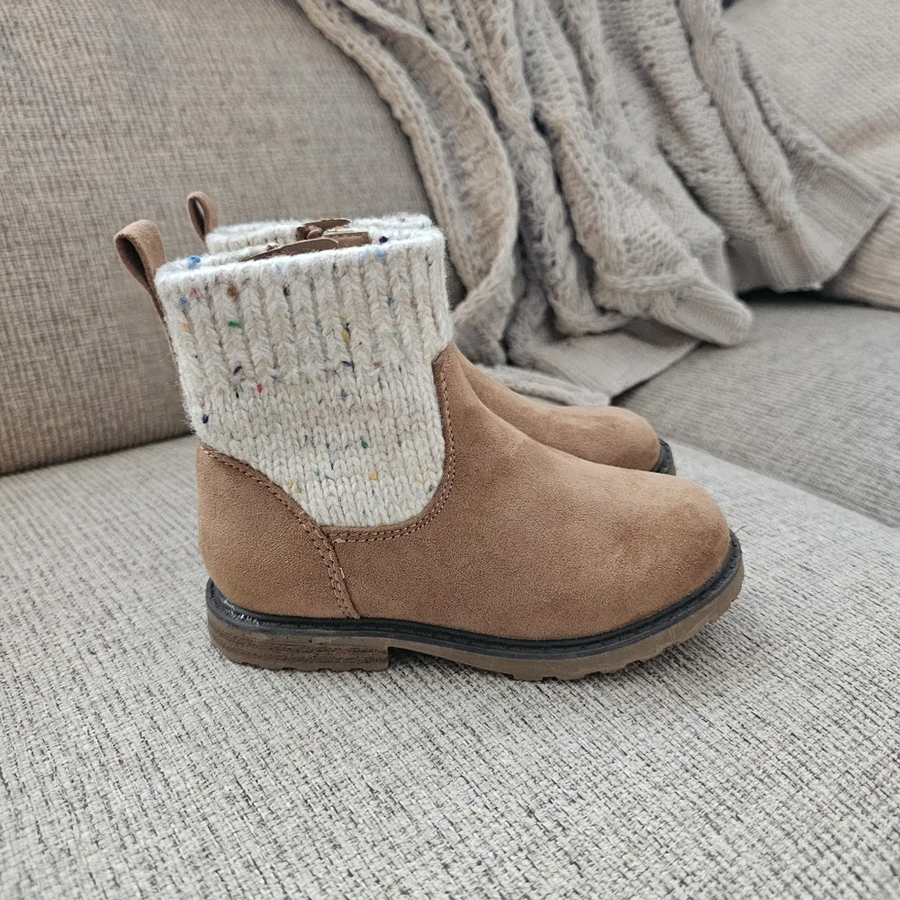 Cat & Jack Toddler Emmaline Zipper Booties
